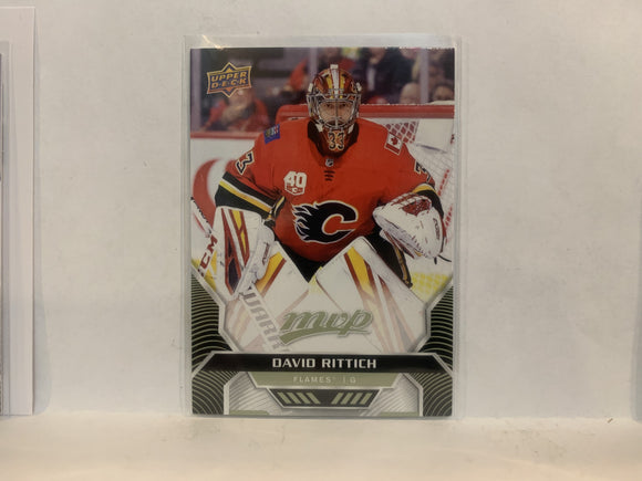 #167 David Rittich Calgary Flames 2020-21 Upper Deck MVP Hockey Card MH