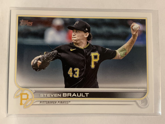 #307 Steven Brault Pittsburgh Pirates 2022 Topps Series One Baseball Card MLB