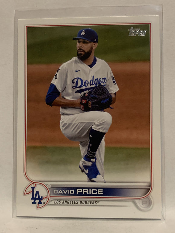 #40 David Price Los Angeles Dodgers 2022 Topps Series One Baseball Card MLB