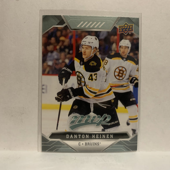 #155 Danton Heinen Boston Bruins 2019-20 Upper Deck MVP Hockey Card KW