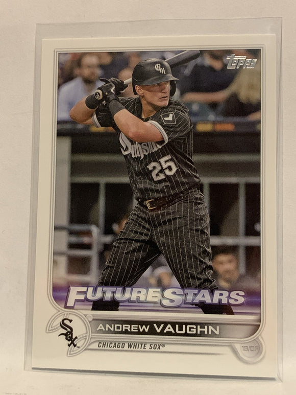 #120 Andrew Vaughn Rookie Chicago White Sox 2022 Topps Series One Baseball Card MLB