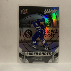 S-9 Victor Hedman Laser Shots Tampa Bay Lightning 2019-20 Upper Deck MVP Hockey Card KW