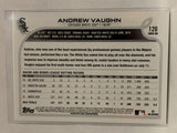 #120 Andrew Vaughn Rookie Chicago White Sox 2022 Topps Series One Baseball Card MLB