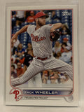 #249 Zack Wheeler Philadelphia Phillies 2022 Topps Series One Baseball Card MLB