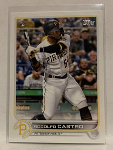 #85 Rodolfo Castro Rookie Pittsburgh Pirates 2022 Topps Series One Baseball Card MLB