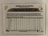 #85 Rodolfo Castro Rookie Pittsburgh Pirates 2022 Topps Series One Baseball Card MLB