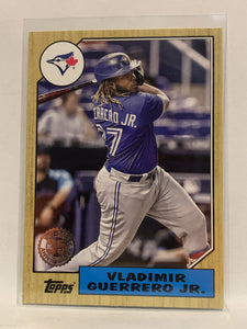 #T87-80 Vladimir Guerrero Retro Toronto Blue Jays 2022 Topps Series One Baseball Card MLB