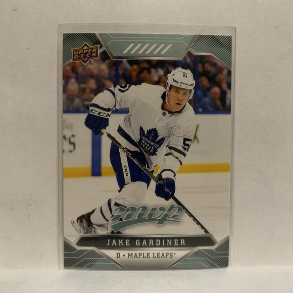 #150 Jake Gardiner Toronto Maple Leafs 2019-20 Upper Deck MVP Hockey Card KX