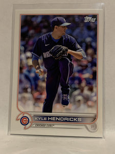 #168 Kyle Hendricks Chicago Cubs 2022 Topps Series One Baseball Card MLB