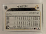 #309 Yu Darvish San Diego Padres 2022 Topps Series One Baseball Card MLB