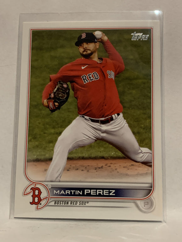 #212 Martin Perez Boston Red Sox 2022 Topps Series One Baseball Card MLB