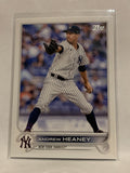 #287 Andrew Heaney New York Yankees 2022 Topps Series One Baseball Card MLB