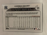 #287 Andrew Heaney New York Yankees 2022 Topps Series One Baseball Card MLB