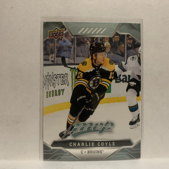 #20 Charlie Coyle Boston Bruins 2019-20 Upper Deck MVP Hockey Card KX