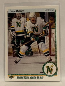 #229 Larry Murphy Minnesota North Stars 1990-91 Upper Deck Hockey Card NHL