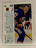 #228 Dave Chyzowski New York Islanders 1990-91 Upper Deck Hockey Card NHL