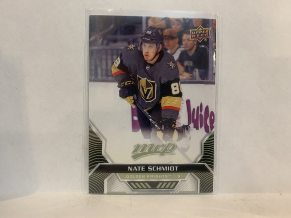 #88 Nate Schmidt Vegas Golden Knights 2020-21 Upper Deck MVP Hockey Card MI