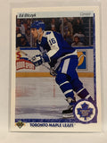 #222 Ed Olczyk Toronto Maple Leafs 1990-91 Upper Deck Hockey Card NHL