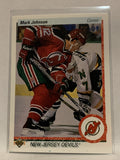 #180 Mark Johnson New Jersey Devils 1990-91 Upper Deck Hockey Card NHL