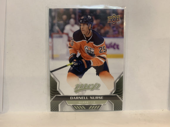 #13 Darnell Nurse Edmonton Oilers 2020-21 Upper Deck MVP Hockey Card MJ