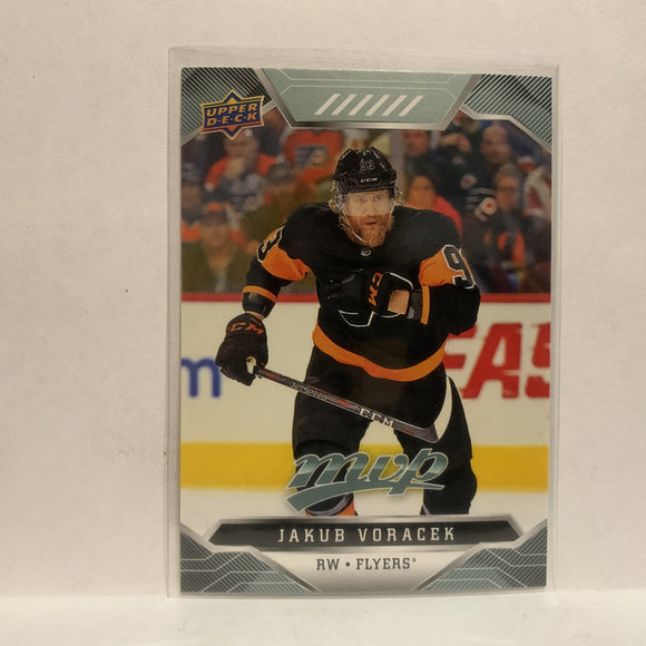 #102 Jakob Voracek Philadelphia Flyers 2019-20 Upper Deck MVP Hockey Card KY