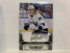 #80 Marcus Sorenson San Jose Sharks 2020-21 Upper Deck MVP Hockey Card MK