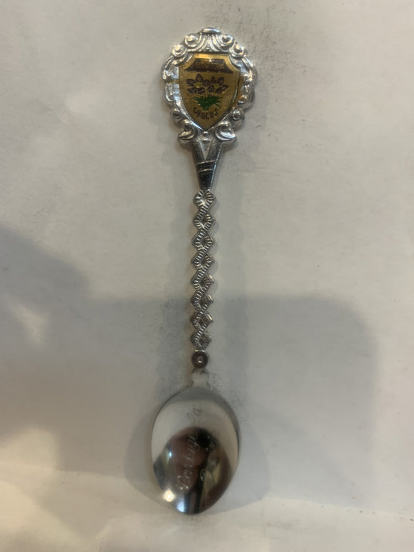 Portage La Prairie Manitoba Crocus Flower Souvenir Spoon