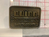 Quinn Contracting Ltd Safety Counts Belt Buckle AA
