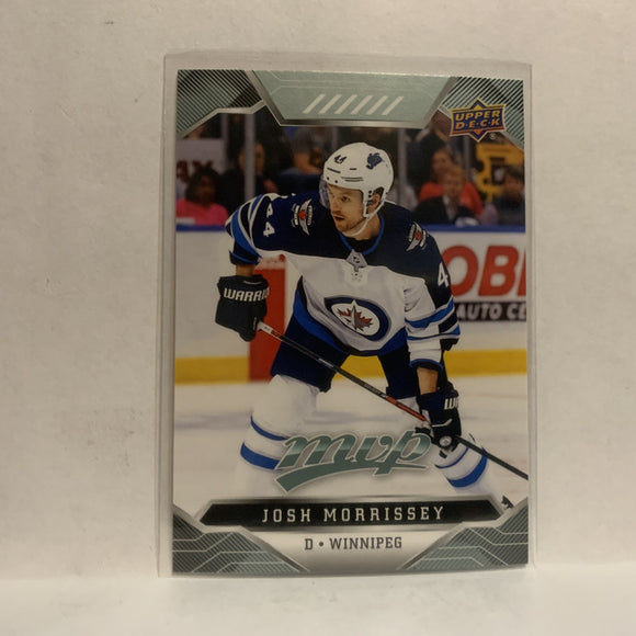 #159 Josh Morrissey Winnipeg Jets 2019-20 Upper Deck MVP Hockey Card KZ1