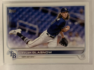 #302 Tyler Glasnow Tampa Bay Rays 2022 Topps Series One Baseball Card MLB