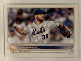 #134 Tylor Megill Rookie New York Mets 2022 Topps Series One Baseball Card MLB