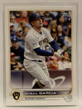 #92 Avisail Garcia Milwaukee Brewers 2022 Topps Series One Baseball Card MLB