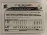 #292 Kyle Higashioka New York Yankees 2022 Topps Series One Baseball Card MLB