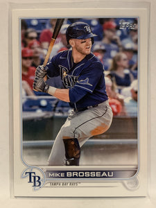 #223 Mike Brosseau Tampa Bay Rays 2022 Topps Series One Baseball Card MLB