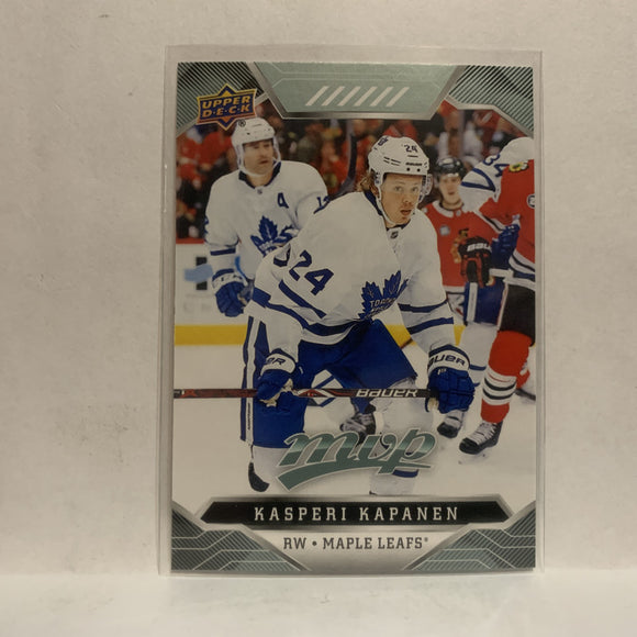 #181 Kasperi Kapanen Toronto Maple Leafs 2019-20 Upper Deck MVP Hockey Card KZ2