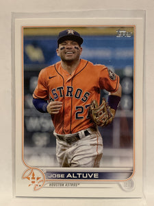 #278 Jose Altuve Houston Astros 2022 Topps Series One Baseball Card MLB