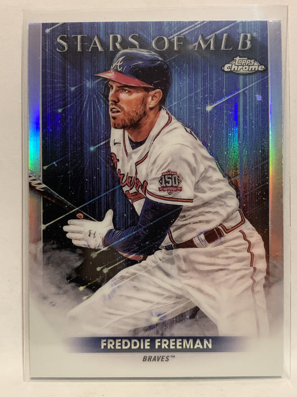 #SMLBC-3 Freddie Freeman Stars of MLB Atlanta Braves 2022 Topps Series One Baseball Card MLB