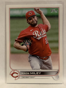 #203 Wade Miley Cincinnati Reds 2022 Topps Series One Baseball Card MLB