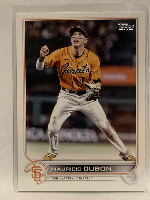 #246 Mauricio Dubon San Francisco Giants 2022 Topps Series One Baseball Card MLB