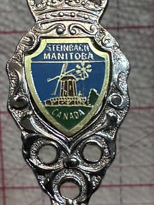 Steinbach Manitoba Mennonite Village Museum Canada Windmill  Souvenir Spoon