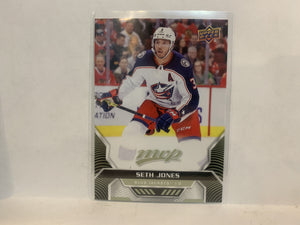 #192 Seth Jones Columbus Blue Jackets 2020-21 Upper Deck MVP Hockey Card MM