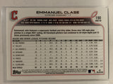 #190 Emmanuel Clase Rookie Cleveland Guardians 2022 Topps Series One Baseball Card MLB