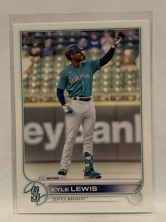 #206 Kyle Lewis Seattle Mariners 2022 Topps Series One Baseball Card MLB
