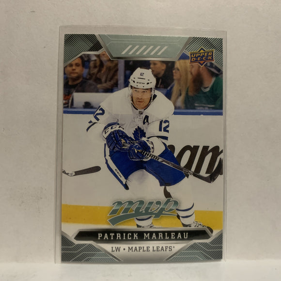 #185 Patrick Marleau Toronto Maple Leafs 2019-20 Upper Deck MVP Hockey Card KZ2