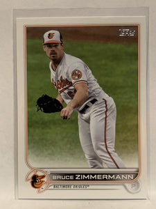 #157 Bruce Zimmermann Baltimore Orioles 2022 Topps Series One Baseball Card MLB