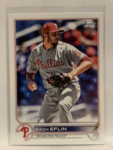 #179 Zach Eflin Philadelphia Phillies 2022 Topps Series One Baseball Card MLB