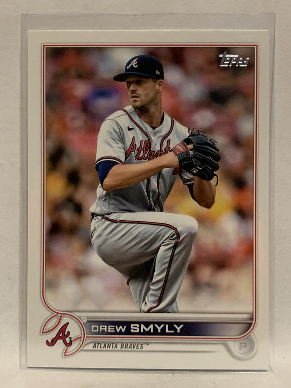 #195 Drew Smyly Atlanta Braves 2022 Topps Series One Baseball Card MLB