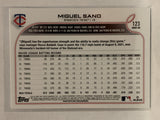 #123 Miguel Sano Minnesota Twins 2022 Topps Series One Baseball Card MLB