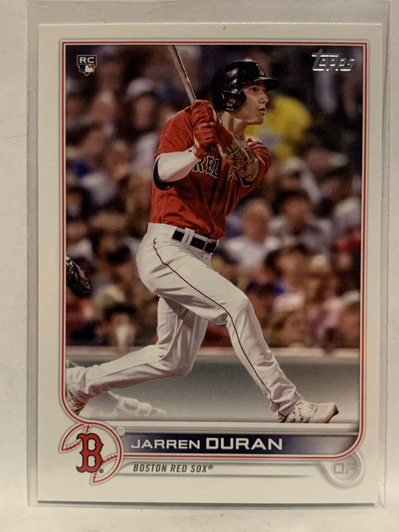 #187 Jarren Duran Rookie Boston Red Sox 2022 Topps Series One Baseball Card MLB
