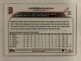 #187 Jarren Duran Rookie Boston Red Sox 2022 Topps Series One Baseball Card MLB